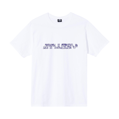 Pre-owned Stussy Sculptures Tee 'white'