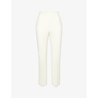 Max Mara Nepeta Cropped Trousers In White