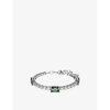 Swarovski Crystal-embellished Bracelet In Green