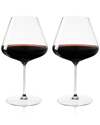 Spiegelau Definition 34oz Burgundy Glass (set Of 2) In Clear