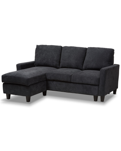 Design Studios Greyson Reversible Sectional Sofa In Gray