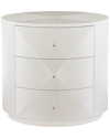 Bernhardt Axiom Round 3-drawer Side Table