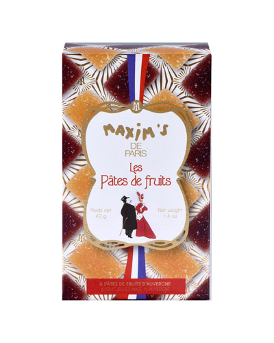 Maxim's De Paris Fruit Jellies Cardbox Pack Of 6