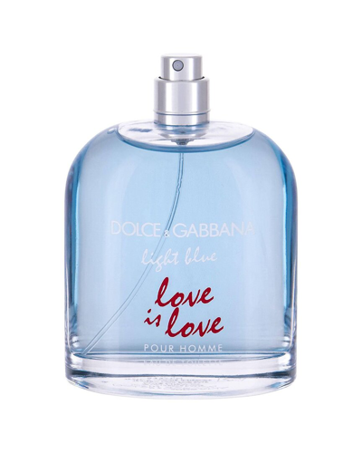 Dolce & Gabbana Men's 4.2oz Light Blue Love Is Love Tester Edt Spray In White