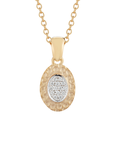 I. REISS I. REISS 14K 0.10 CT. TW. DIAMOND NECKLACE