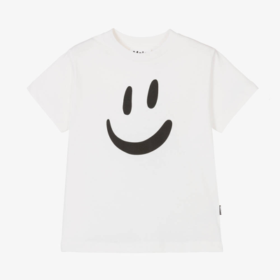 Molo Babies'  Toddler Girl T-shirt White Size 7 Organic Cotton