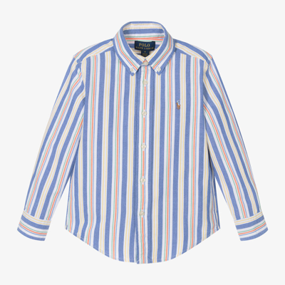 Ralph Lauren Babies' Boys Multicolour Striped Cotton Shirt