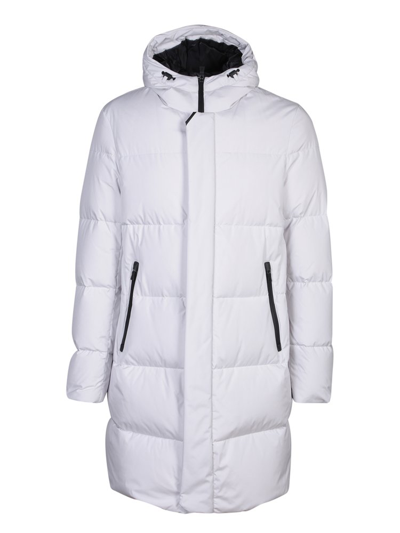 Herno Hooded Puffer Jacket In White