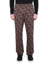 NEEDLES NEEDLES PINTUCK GRAPHIC PRINTED TROUSERS