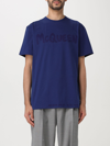 Alexander Mcqueen T-shirt  Herren Farbe Blau In Blue