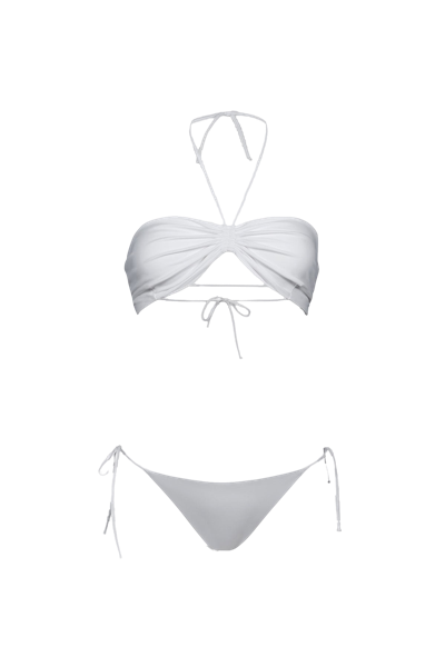 Sara Cristina Shell Bikini In White