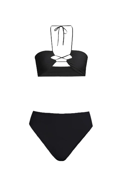 Sara Cristina Women's Ola Bikini Top In Black