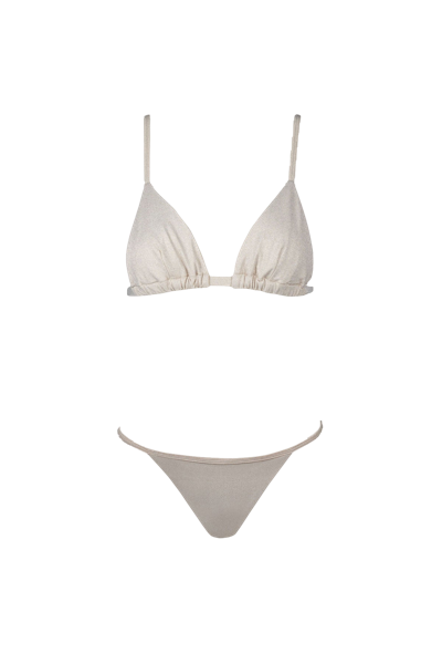 Sara Cristina Sun Bikini In White Gold