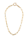 Federica Tosi Line Bolt Long Chain Necklace In Gold