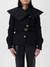 Balmain Mantel  Damen Farbe Schwarz