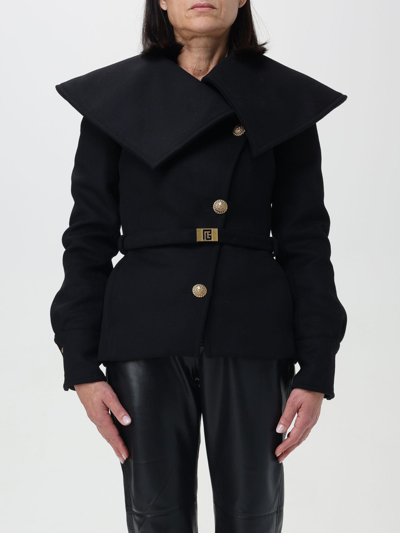 Balmain Mantel  Damen Farbe Schwarz