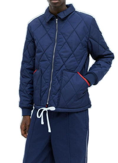 Puma X Noah Quilted Jacket In Blue