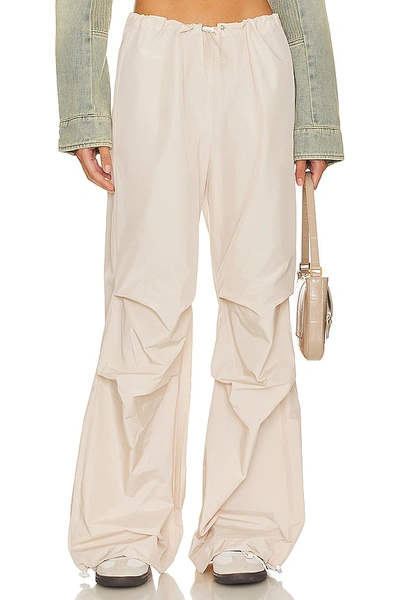 Superdown Ayla Parachute Pant In Beige