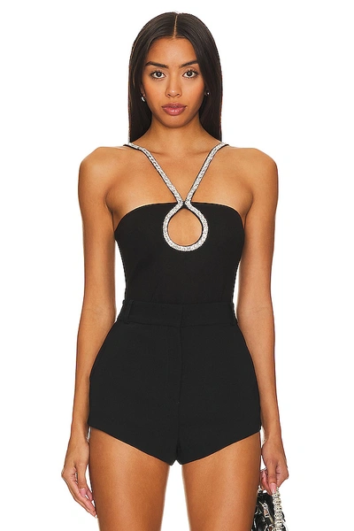 Superdown Mazu Bodysuit In Black