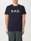 Apc T-shirt A.p.c. Herren Farbe Blau In Blue