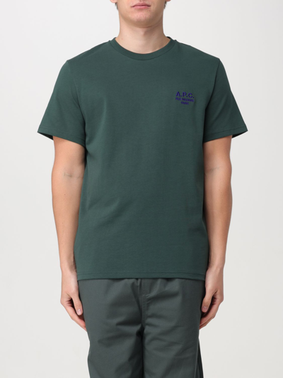 A.p.c. T-shirt  Men Color Green