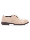 Moustache Kids' Round-toe Patent Oxford Shoes In Beige