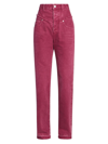 ISABEL MARANT WOMEN'S NOEMIE HIGH-WAISTED JEANS