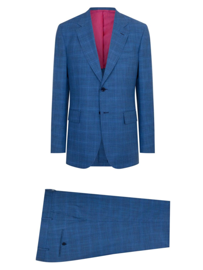 Stefano Ricci Men's Two-button Fiesole Suit In Blue