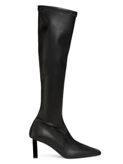 Courrèges Ac Charm Vinyl Boots Woman Black In Leather