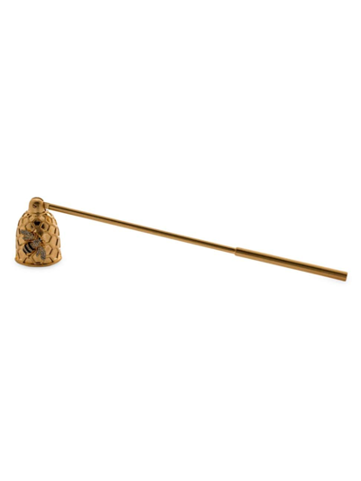 Joanna Buchanan Stripey Bee Candle Snuffer In Gold