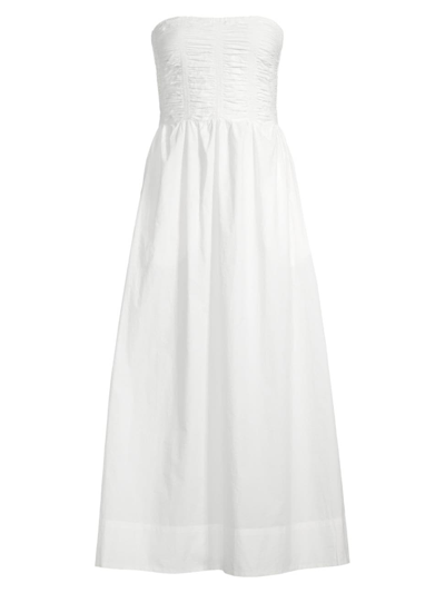 Faithfull The Brand Women's L'oasis Dominquez Midi-dress In White