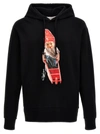 Jw Anderson Gnome Print Cotton Hoodie