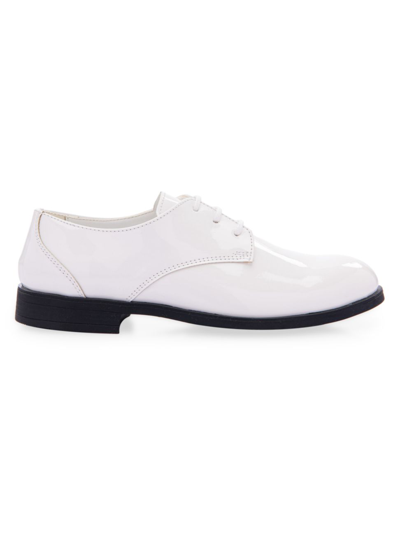 Moustache Babies' Little Boy's & Boy's Open Lace Dress Shoes In White