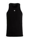 MISBHV LOGO EMBROIDERY TANK TOP TOPS BLACK