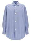 JW ANDERSON OVERSIZED SHIRT SHIRT, BLOUSE LIGHT BLUE