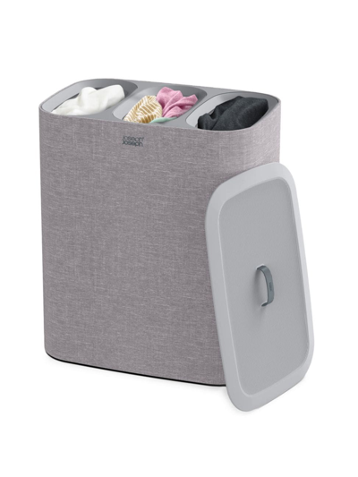 Joseph Joseph Tota Trio 90-litre Easy-empty Laundry Separation Basket In Gray