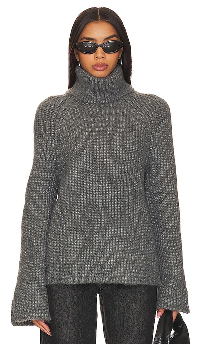 House Of Harlow 1960 X Revolve Biana Turtleneck Jumper In Medium Grey