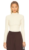 HOUSE OF HARLOW 1960 X REVOLVE RANAE MOCK NECK SWEATER