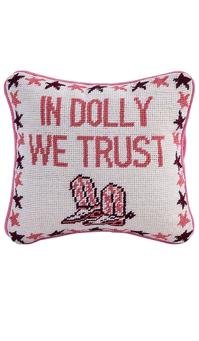 Furbish Studio Trust Dolly Needlepoint Pillow In N,a