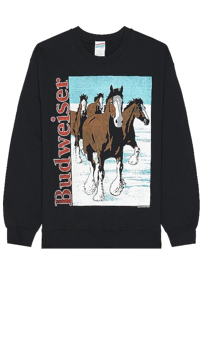 Junk Food Budweiser Clydesdale Sweatshirt In Black