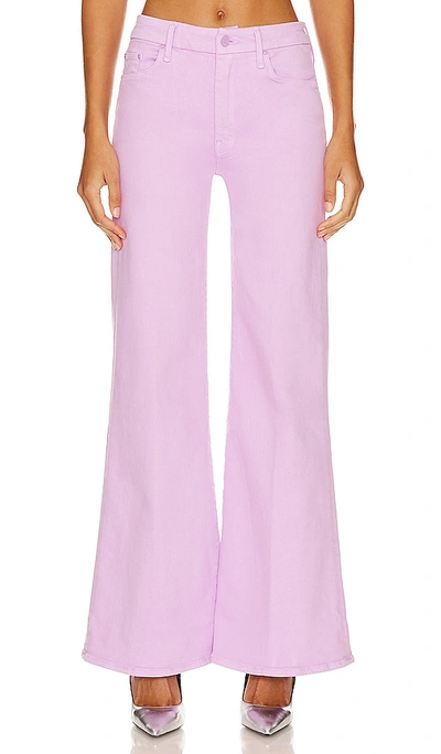 Mother The Roller Sneak Regal Orchid Pants