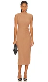 NATION LTD CLARISSE DRAPED DRESS