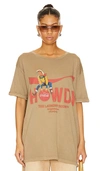 The Laundry Room Howdy Coke Oversized Tee In Camel Gold