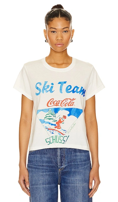 The Laundry Room Coca Cola Ski Team Perfect Tee In White