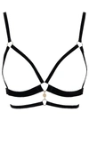 Bluebella Simone Open Bra In Black & Gold
