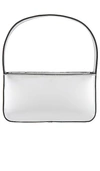 Weworewhat Top Handle Bag In Silver