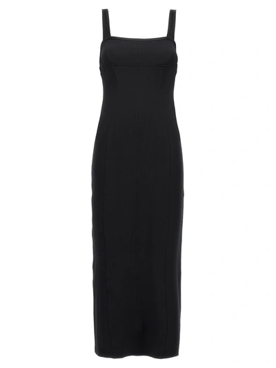 Helmut Lang Stretch Midi Dress Dresses Black
