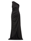 AS IT MAY WOMEN'S PORTIA GATHERED ONE-SHOULDER GOWN