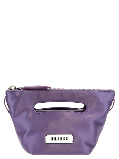 Attico Via Dei Giardini 15 Hand Bags Purple
