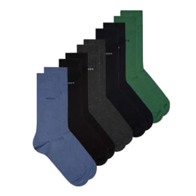 Hugo Boss 5 Pack Socks In Multi